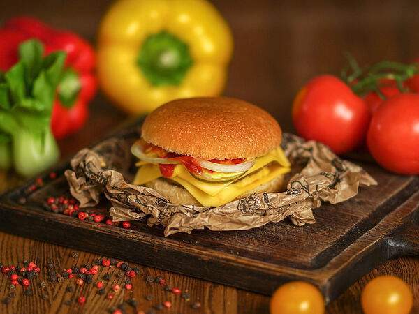 Papa Grill - Дабл Чизбургер