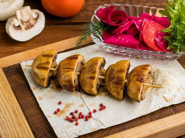 Мама, я дома - Шашлык из шампиньонов