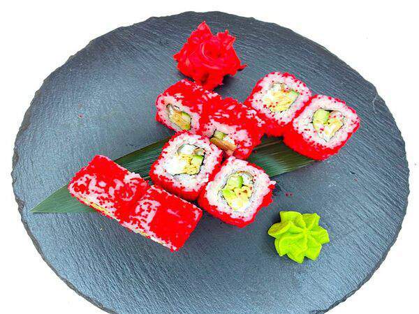 Солянка - Калифорния с авокадо