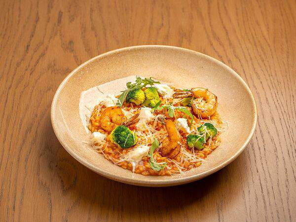 Бруни - С креветкой и брокколи