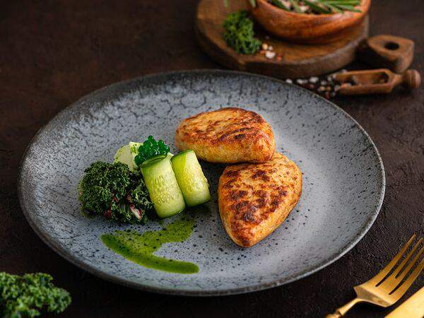 Абсолютъ - Щучьи котлетки с кремом из сливочного сыра