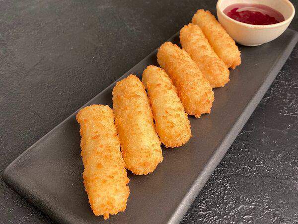 Лосось sushi & oysters - Сырные палочки и соус