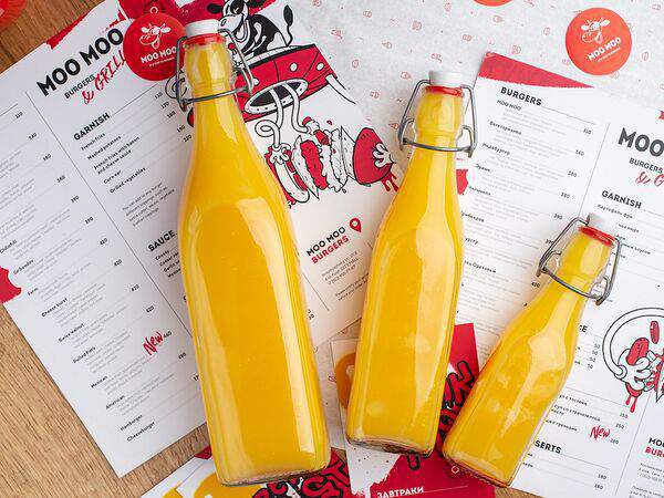 Moo Moo Burgers & Grill - Морс Апельсин