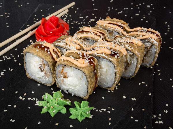 Аквасуши - Ролл Темпура Унаги