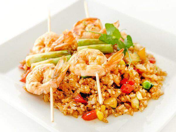 Fusion Sushi - Рис с креветкой