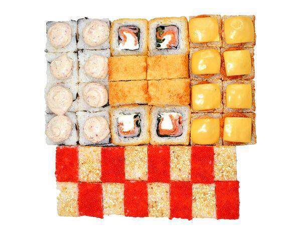 Sushi Fixprice - Сет Пятизвёздочный
