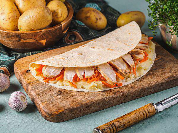 Тюбетей - Кыстыбургер с курицей