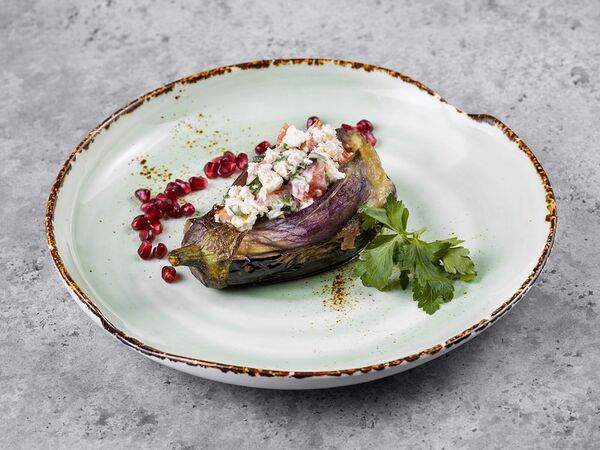 Хан Булак - Запечённый баклажан с сыром и томатами