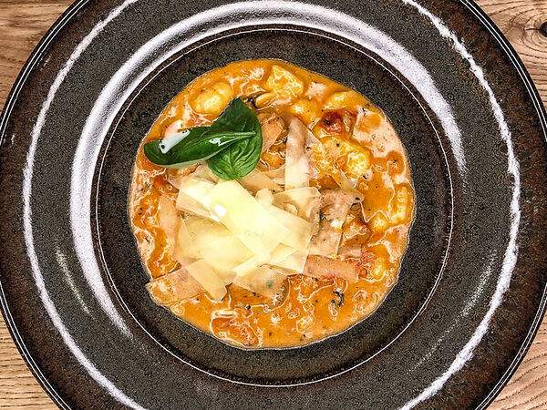 Голый Повар - Ньокки с тигровыми креветками