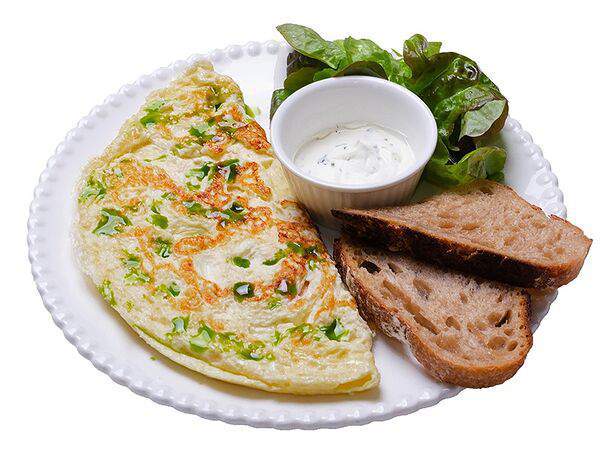 Кафе де Cалют - Завтрак Омлет