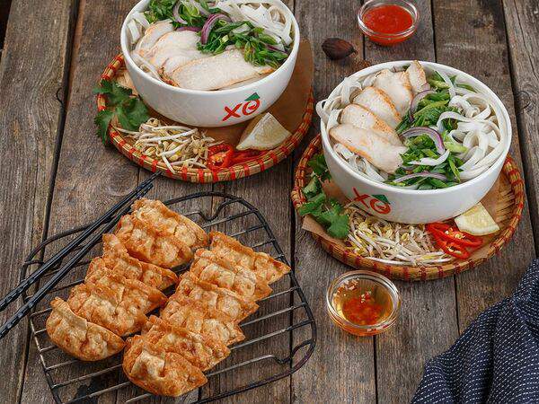 Дед Хо - Набор №9: фо га (2 шт.), гёдза с креветками (12 шт.)