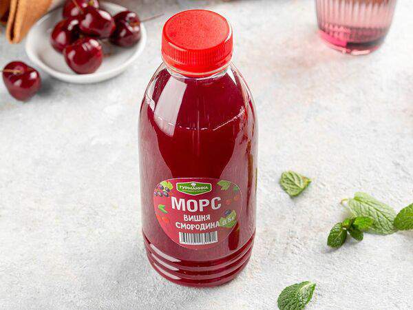 Магбургер №043 - Морс вишня-смородина