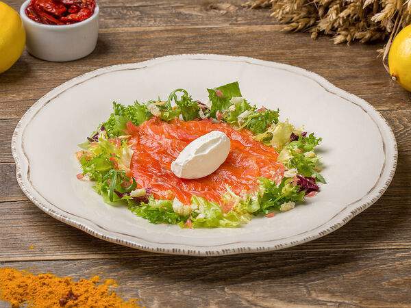 Donna Olivia - Карпаччо из лосося