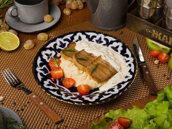 Чайхона lounge - Телячий язык на мангале