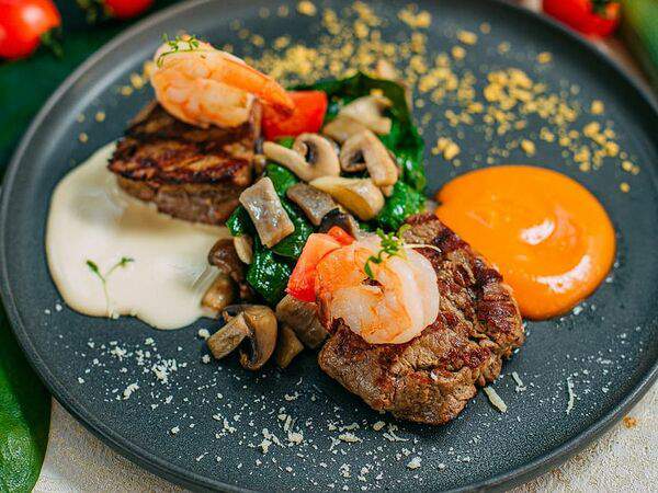 Счастье - Медальоны Bon file c тигровыми креветками