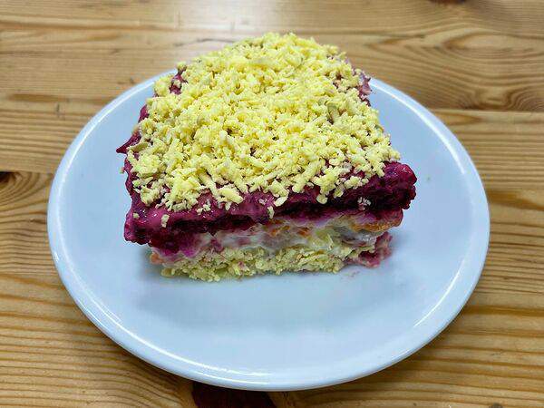 Тарелка - Селедка под шубой