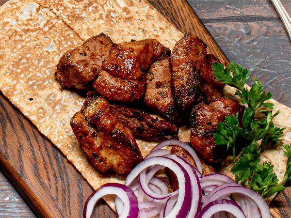 Хачапури тётушки Марико - Шашлык из cвинoй шеи