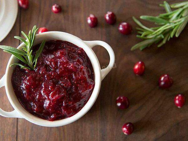 Инжир - Соус клюквенный