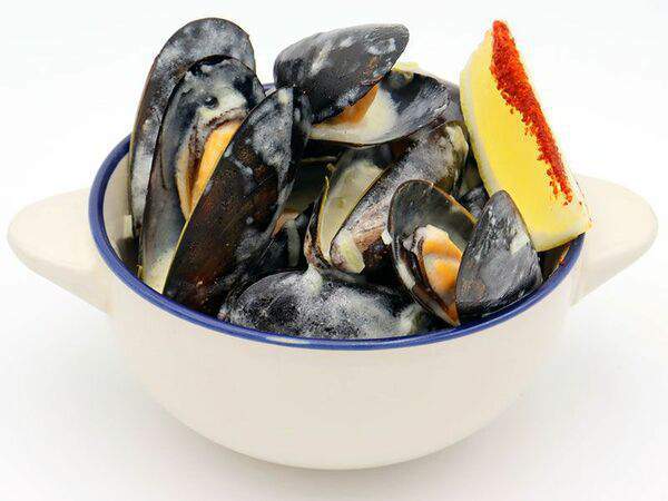 Hot-Pizza - Мидии чилийские в сливочно-чесночном соусе