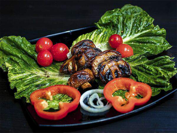 Мясо на Углях - Грибы на мангале