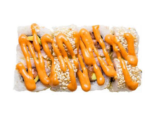 Нэко - Ролл Острый с лососем и авокадо