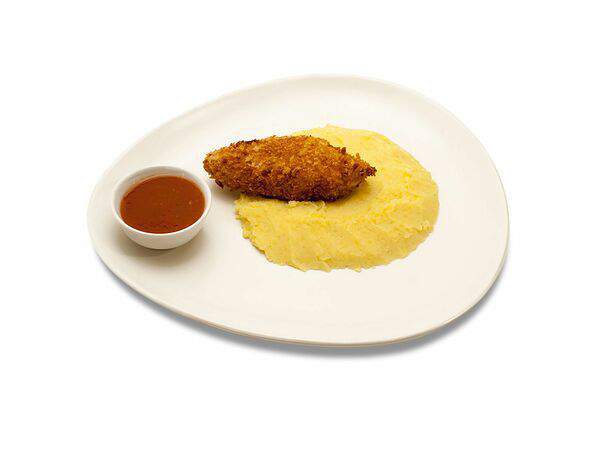 People's food - Котлета по-киевски с картофельным пюре и соусом Кайла