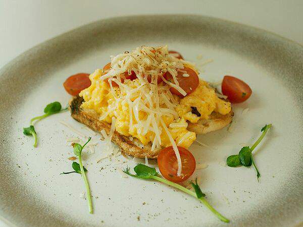 Cookushka coffee - Скрэмбл с томатами