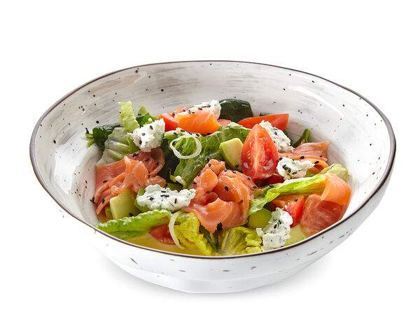 Mama Donna - Салат с авокадо и лососем