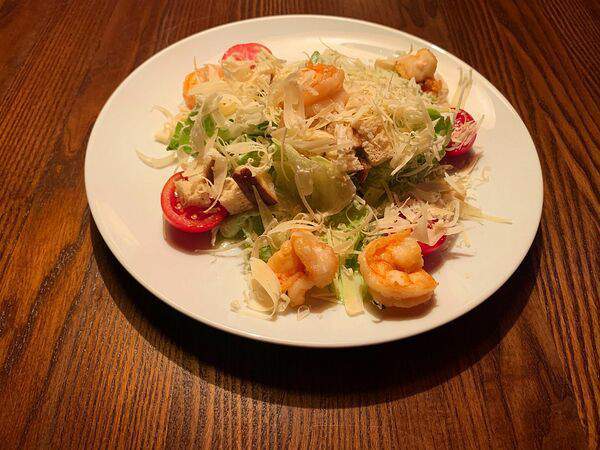 The Peashem - Салат Цезарь с креветками