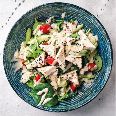 Маруми - Салат овощной с сыром тофу