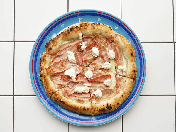 R14 - Пицца с беконом и маскарпоне без глютена