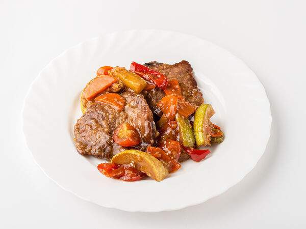 Бахетле - Говядина в устричном соусе