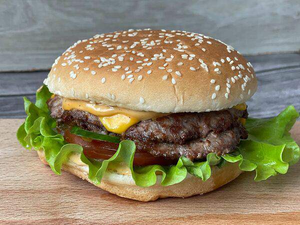 Хот доги  &  бургеры - Бургер Двойной