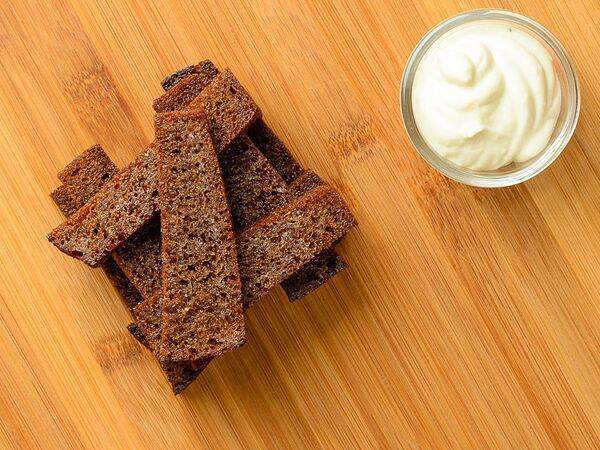 Good Food - Гренки с соусом Дорблю