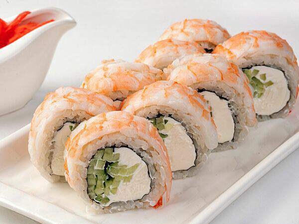 Язасуши - Филадельфия с тигровой креветкой