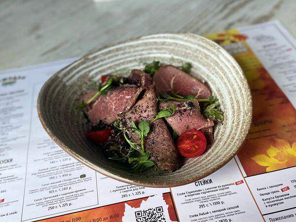 Чемодан - Салат из ростбифа с лесными грибами