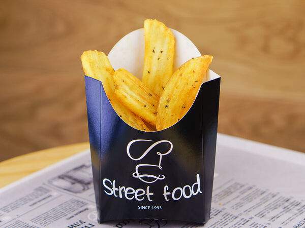 Берибургер - Картофель рифленый