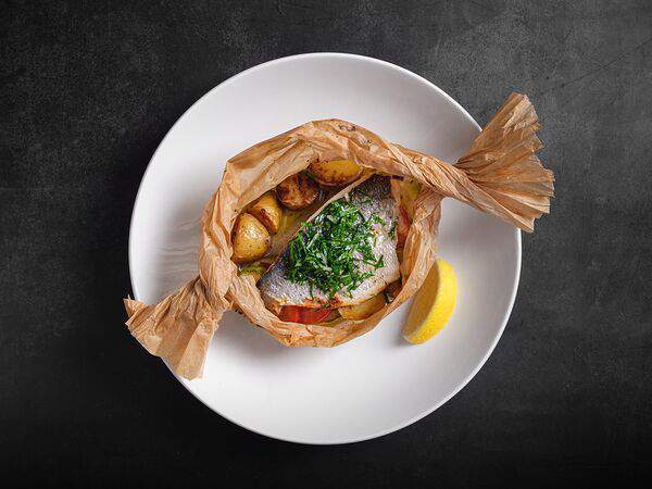 More & More - Филе дорадо запеченое с сезонными овощами