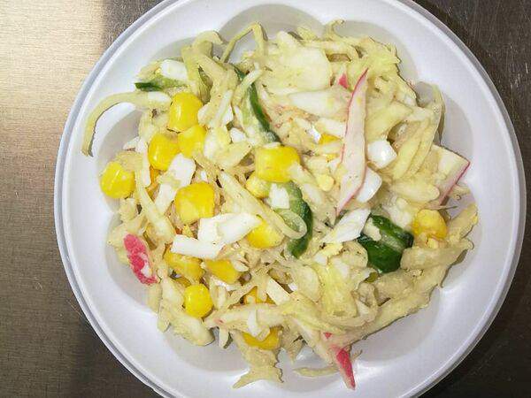 Обеды на Баррикадной - Салат Крабовый с капустой