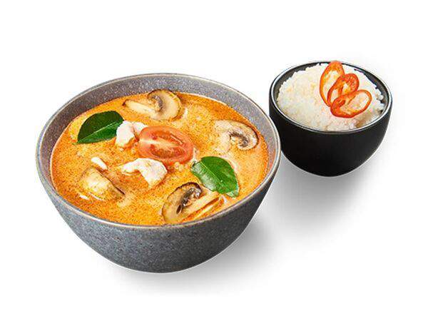 Kannam Сhiсken - Том ям гай с курицей и рисом