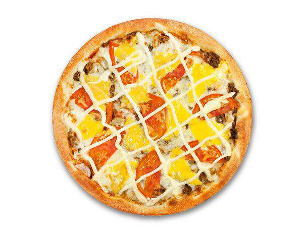 People's food - Прямоугольная Американская Чизбургер