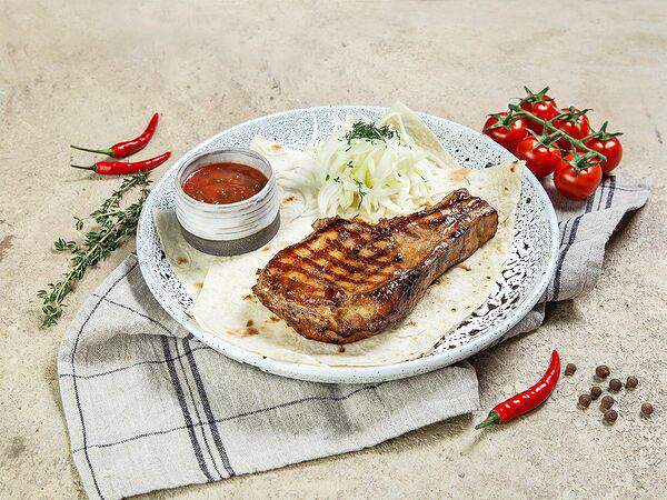 Месье Борщевский - Корейка свиная на кости (гриль)