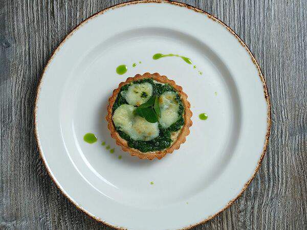 Кисельkitchen - Киш лорен с лососем и шпинатом