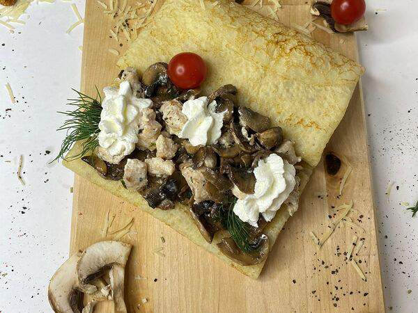 Адрианна - Креп с курицей и грибами