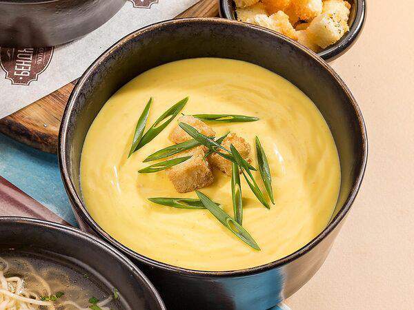 Уютное кафе Бенджамин - Суп сырный Алабама