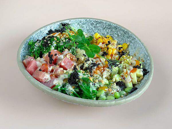 О мой вок! - Поке Лосось