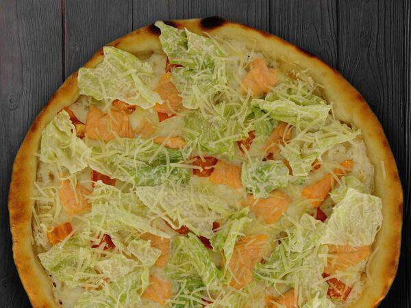 Чайник - Пицца Цезарь с лососем