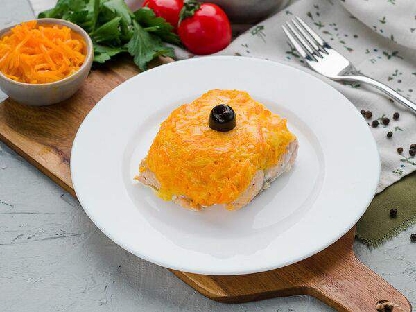 Эко Пышечка - Горбуша под овощами