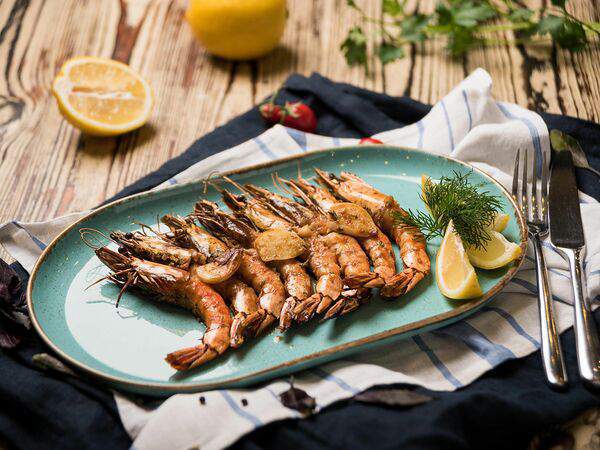 Сентропе - Тигровые креветки запеченные