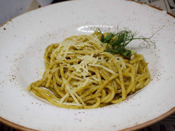 Нуар хаус - Спагетти Базиль песто паста